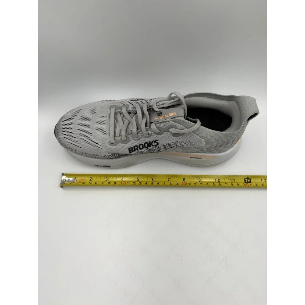 Brooks Adrenaline GTS 25 Mens Running Shoes Gray Sneaker Size 10.5